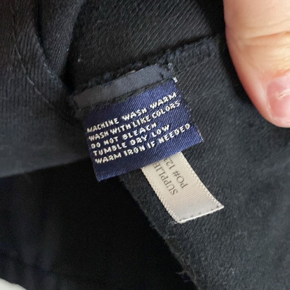 American living- black Jean Moto jacket-size extra large - Picture 7 of 7